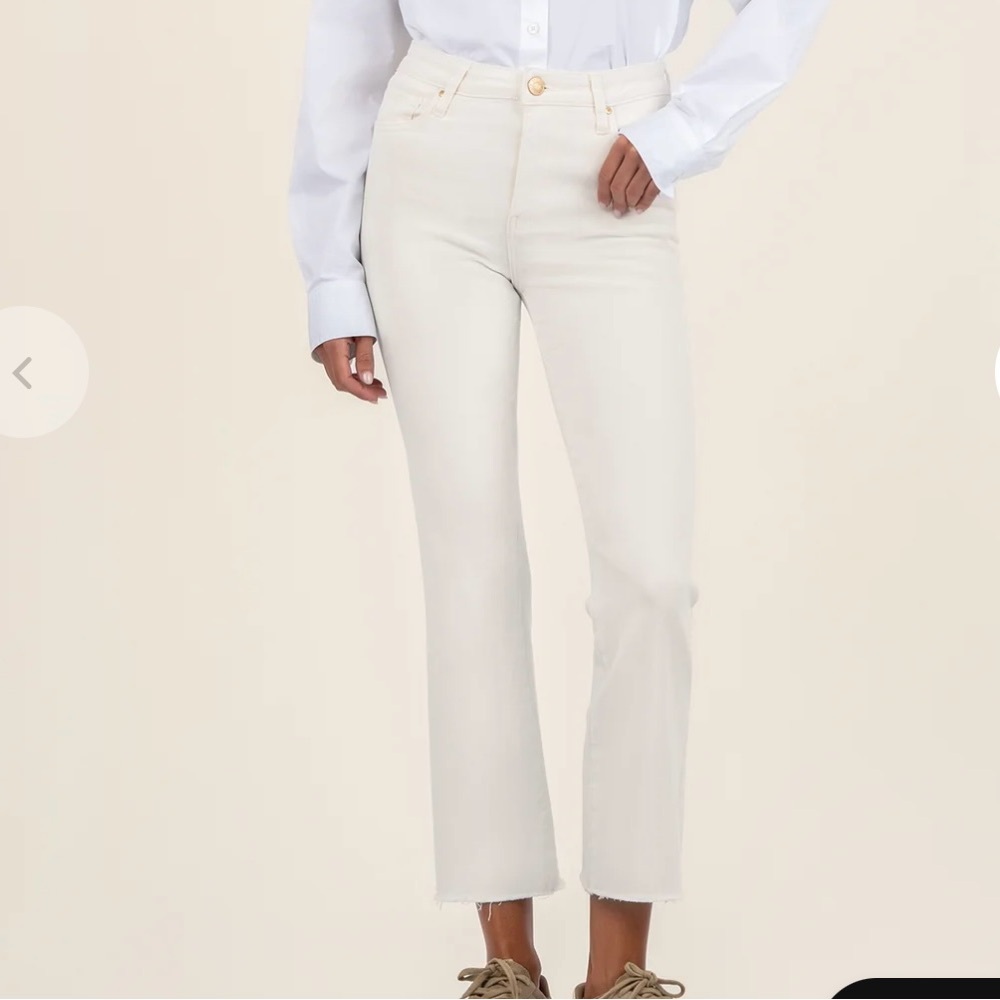 Kut Kelsey cream flare cords